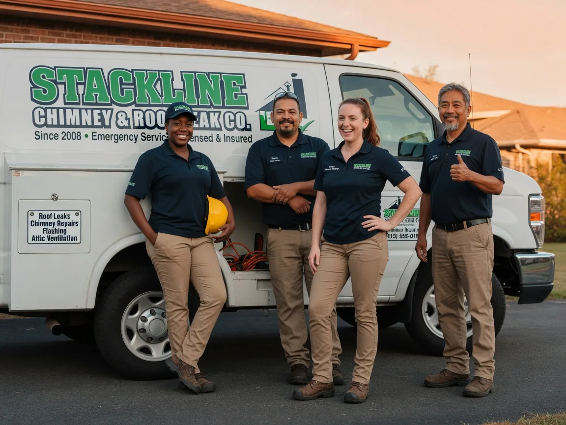Chimney flashing repair company in Cotton, MN